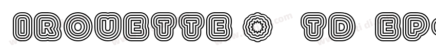 Pirouette LT Std Sep字体转换